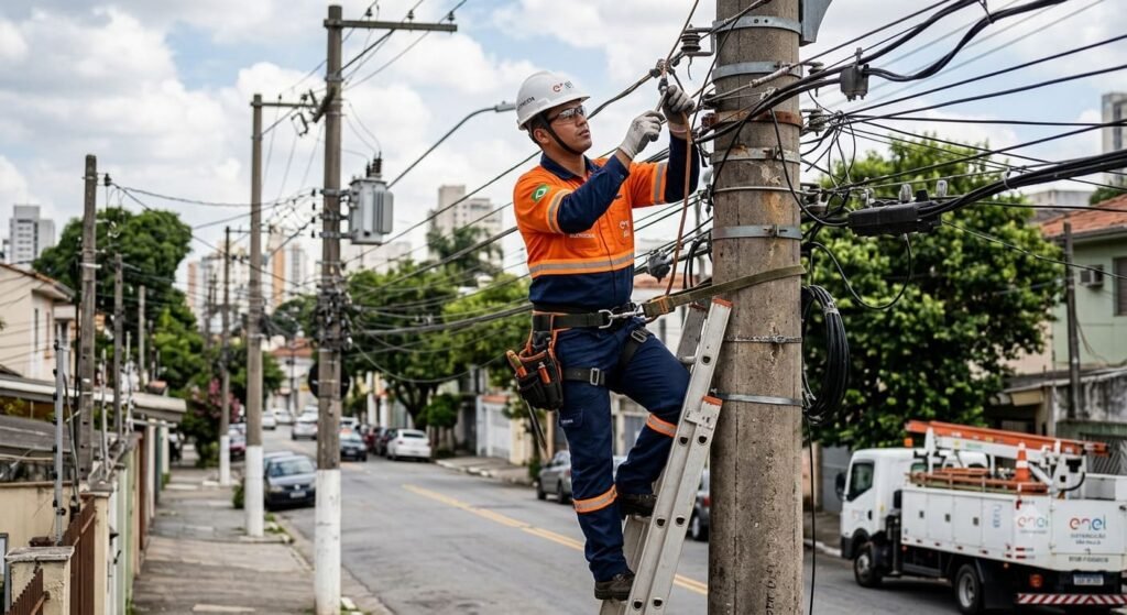 salario eletricista enel